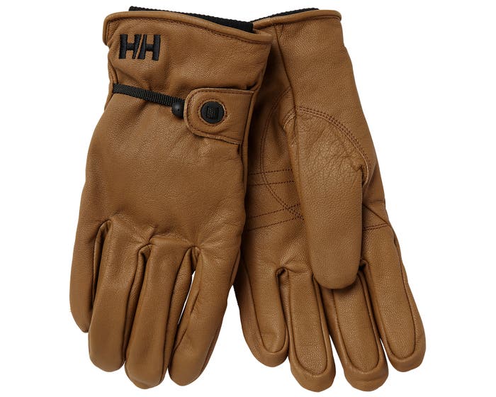 leather ski gloves