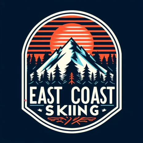 East Coast Skiing Sticker Awesome